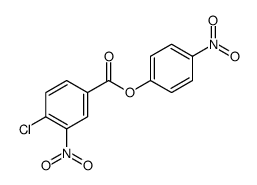 (4-nitrophenyl) 4-chloro-3-nitrobenzoate结构式