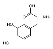 (2S)-2-amino-3-(3-hydroxyphenyl)propanoic acid,hydrochloride结构式
