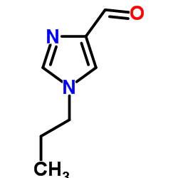 1-丙基-1H-咪唑-4-羧醛结构式