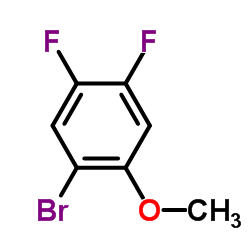 1-Bromo-4,5-difluoro-2-methoxybenzene Structure