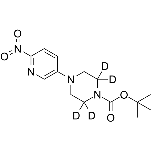 Serine Hydrolase inhibitor-1-pip-2-nitropyridine-d4 Structure