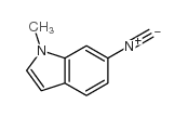 1-甲基-1H-吲哚-6-甲腈结构式