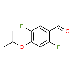 2,5-Difluoro-4-isopropoxybenzaldehyde Structure