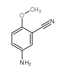 5-氨基-2-甲氧基苯腈结构式
