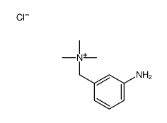 (3-aminophenyl)methyl-trimethylazanium,chloride Structure