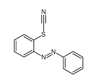(2-phenyldiazenylphenyl) thiocyanate结构式