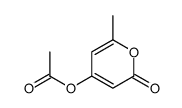 (2-methyl-6-oxopyran-4-yl) acetate Structure