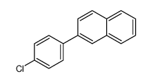 2-(4-氯苯基)萘结构式