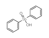 Stibine oxide,hydroxydiphenyl-结构式