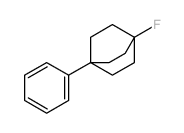 Bicyclo[2.2.2]octane,1-fluoro-4-phenyl-结构式