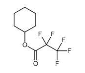 Pentafluoropropionic acid cyclohexyl ester结构式