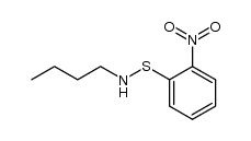 2-nitro-benzenesulfenic acid butylamide Structure