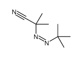 2-(tert-butyldiazenyl)-2-methylpropanenitrile Structure
