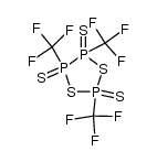 Tris(trifluormethyl)-1,3-dithia-2λ5,4λ5,5λ5-triphosphol-2,4,5-trithion结构式
