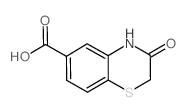 3-氧代-3,4-二氢-2H-1,4-苯并噻嗪-6-羧酸结构式