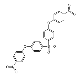 1-nitro-4-[4-[4-(4-nitrophenoxy)phenyl]sulfonylphenoxy]benzene结构式