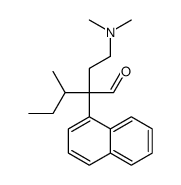 2-(2-dimethylaminoethyl)-3-methyl-2-naphthalen-1-yl-pentanal Structure