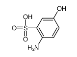 2-amino-5-hydroxybenzenesulfonic acid结构式