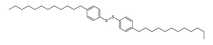 1-dodecyl-4-[(4-dodecylphenyl)disulfanyl]benzene Structure