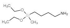 4-二乙氧基甲基甲硅烷基丁胺结构式
