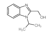 (9ci)-1-(1-甲基乙基)-1H-苯并咪唑-2-甲醇结构式