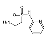 2-氨基-N-吡啶-2-基乙基磺酰胺结构式