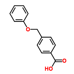 4-苯氧基甲基苯甲酸结构式
