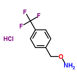 1-[(Ammoniooxy)methyl]-4-(trifluoromethyl)benzene chloride Structure