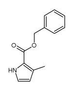 Benzyl 3-Methyl-1H-pyrrole-2-carboxylate结构式