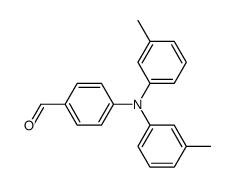 4-(二间甲苯氨基)-苯甲醛结构式