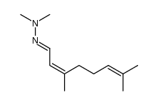 citral dimethylhydrazone Structure