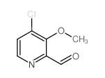 4-CHLORO-3-METHOXYPYRIDINE-2-CARBOXALDEHYDE Structure