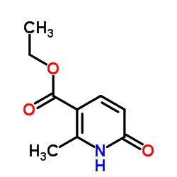 2-甲基-6-氧-1,6-二氢吡啶-3-甲酸乙酯结构式