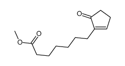 methyl 5-oxocyclopent-1-ene-1-heptanoate结构式