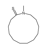 Azacyclotridecane-2-thione,1-methyl- Structure