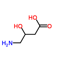 DL-γ-Amino-β-hydroxybutyric acid Structure