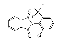 N-(2-chloro-6-trifluoromethyl-phenyl)-phthalimide结构式