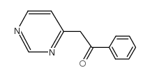 1-PHENYL-2-(4-PYRIMIDINYL)-ETHANONE Structure