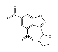 3-(1,3-dioxolan-2-yl)-4,6-dinitrobenzo[d]isoxazole Structure