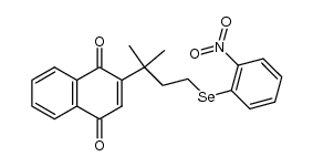 2-(1,1-Dimethyl-3-(2-nitrophenylselenyl)propyl)-1,4-naphthalenedione Structure