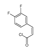 3-(3,4-difluorophenyl)prop-2-enoyl chloride Structure