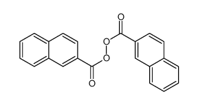 naphthalene-2-carbonyl naphthalene-2-carboperoxoate结构式