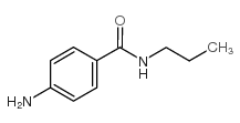 4-氨基-n-丙基苯甲酰胺结构式
