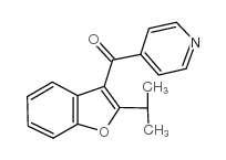Methanone,[2-(1-methylethyl)-3-benzofuranyl]-4-pyridinyl- Structure