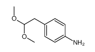 4-(2,2-二甲氧基乙基)苯胺结构式