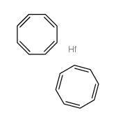 Hafnium, bis(1,3,5,7-cyclooctatetraene)- Structure