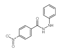 Benzoic acid, 4-nitro-,2-phenylhydrazide结构式