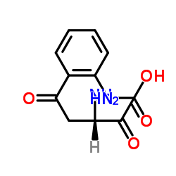 N-甲酰-L-犬尿氨酸结构式