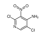 2,5-dichloro-3-nitropyridin-4-amine结构式