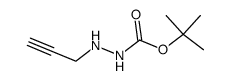 tert-butoxy-N-(prop-2-ynylamino)carboxamide结构式